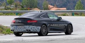 На тестах замечено обновлённое купе Mercedes-AMG C63 Coupe