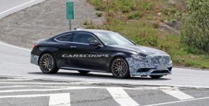 На тестах замечено обновлённое купе Mercedes-AMG C63 Coupe