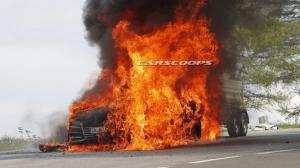 Прототип нового Audi A7 сгорел в австрийских Альпах