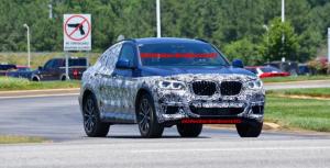 На тестах замечена спортивная версия кросс-купе BMW X4 нового поколения