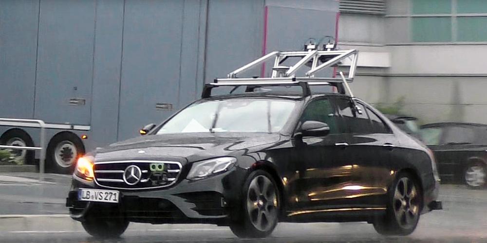 Mercedes-Benz начал испытания беспилотного E-Class