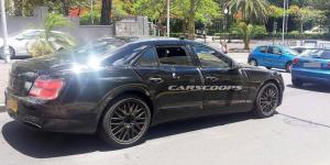 Седан Bentley Flying Spur нового поколения впервые замечен на тестах