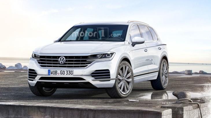 Новый VW Touareg дебютировал на независимом рендере