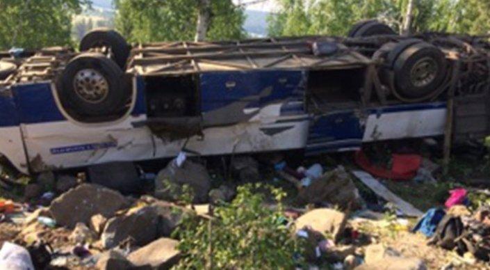 Автобус с паломниками перевернулся в Забайкалье: 11 погибших, 34 - в тяжелом состоянии
