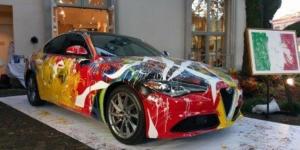 Разукрашенный Alfa Romeo Giulia оценили в 100 000 долларов