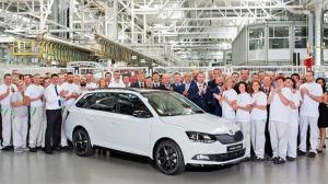 Двойной юбилей: Skoda выпустила 500-тысячную Fabia третьего поколения