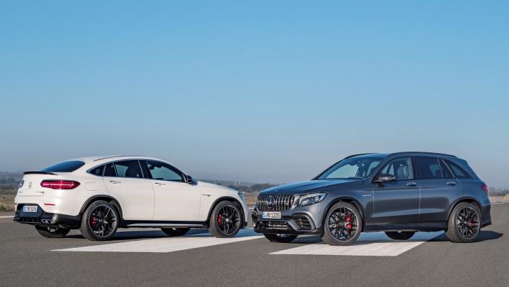 На рынок выходят самые мощные кроссоверы Mercedes-AMG GLC и GLC Coupe
