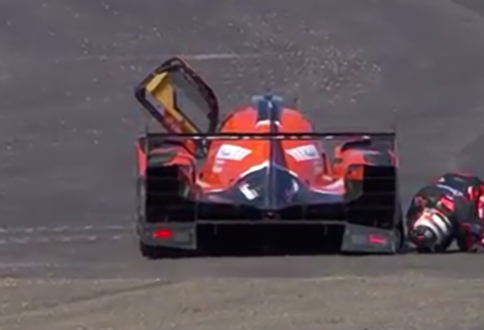 Экипаж G-Drive Racing попал в аварию в «Ле-Мане», не проехав и полутора часов
