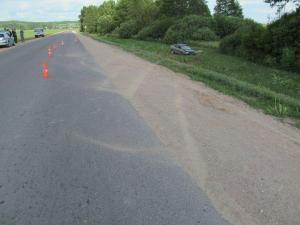 В Воложинском районе Ford опрокинулся в кювет: водитель погиб
