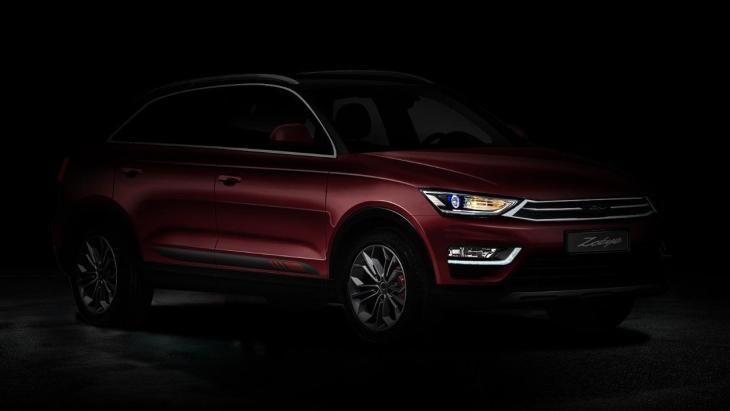 Китайская марка Zotye рассекретила обновлённый кроссовер SR7