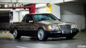Тюнинг W124: очень необычный Mercedes-Benz E-класса в кузове пикап