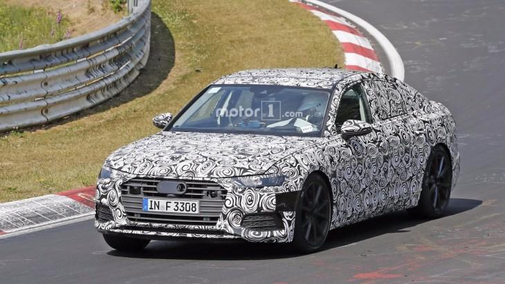 Новый Audi S6 испытывают на Нюрбургринг Нордшляйфе