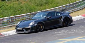Прототип следующего Porsche 911 Turbo замечен на Нюрбургринге