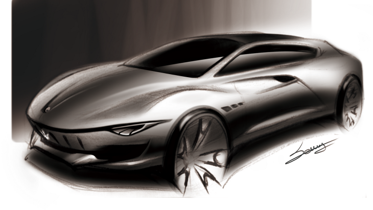 Художники нарисовали футуристичный универсал Maserati Sports Wagon Concept