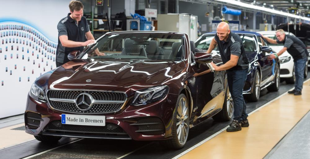 Новый кабриолет Mercedes-Benz E-Class официально встал на конвейер
