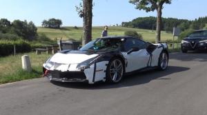 На тестах замечен таинственный прототип Ferrari 488 GTB