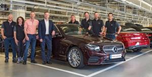 Новый кабриолет Mercedes-Benz E-Class официально встал на конвейер