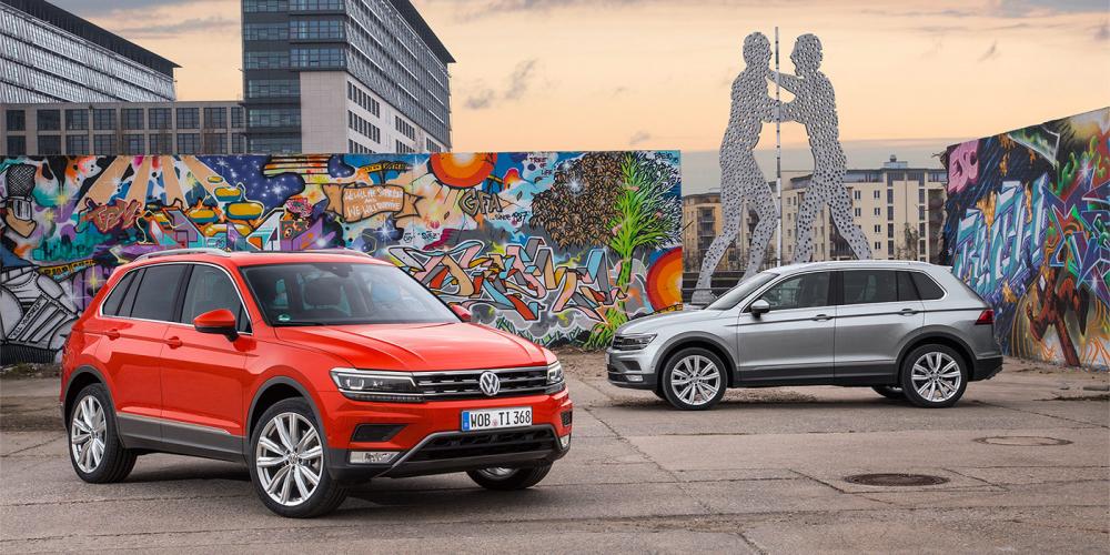Новый Volkswagen Tiguan вошел в десятку европейских бестселлеров


