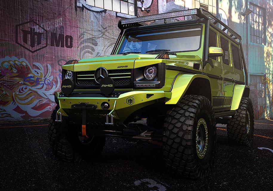Дизайнер придумал самый злобный Mercedes-Benz G-Class