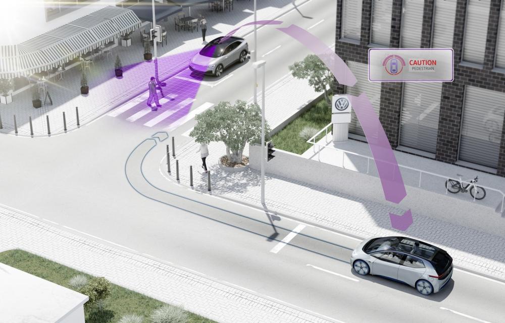 Volkswagen будут разговаривать друг с другом: уже с 2019 года
