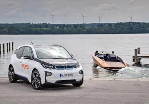 BMW i3 поделится своими аккумуляторами с электрическими катерами