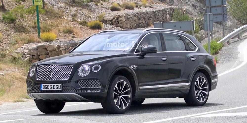 Bentley вывел на тесты гибридную версию Bentayga