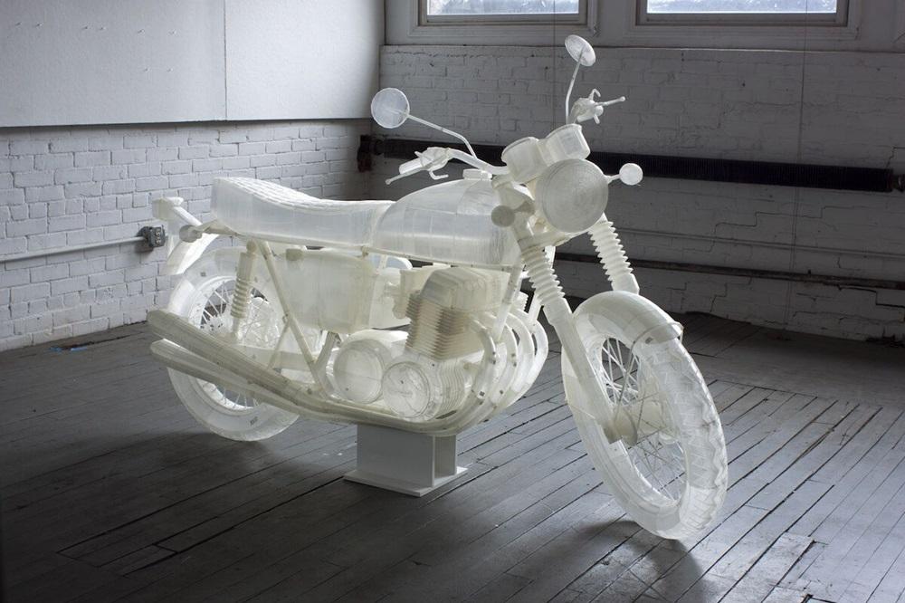 Фанат сделал копию Honda CB500 на 3D-принтере