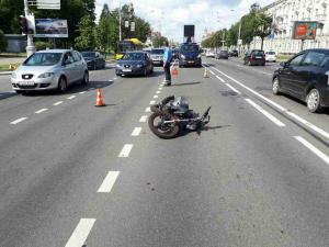 В Минске в ДТП пострадала 21-летняя девушка-мотоциклистка

