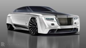 2050 Rolls-Royce Phantom: роскошный автомобиль будущего