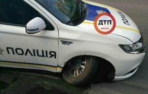 В Украине разбит первый полицейский кроссовер Mitsubishi Outlander
