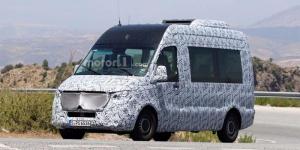 Mercedes Sprinter нового поколения впервые замечен на тестах