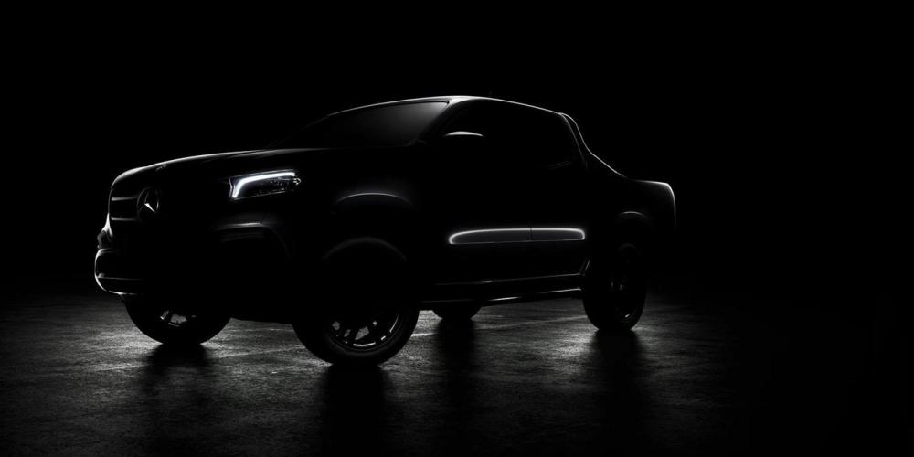 Mercedes-Benz показал силуэт своего первого пикапа