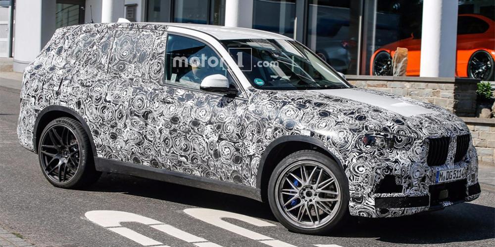 Спортивная версия BMW X5 нового поколения впервые замечена на тестах
