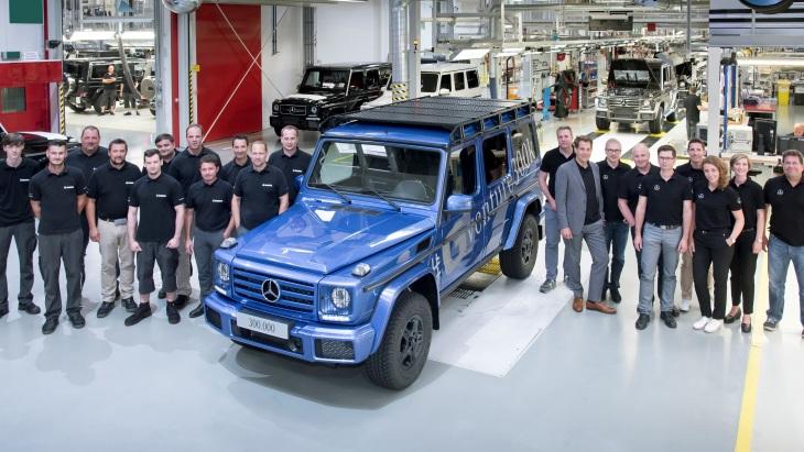 Mercedes выпустил 300-тысячный G-Class