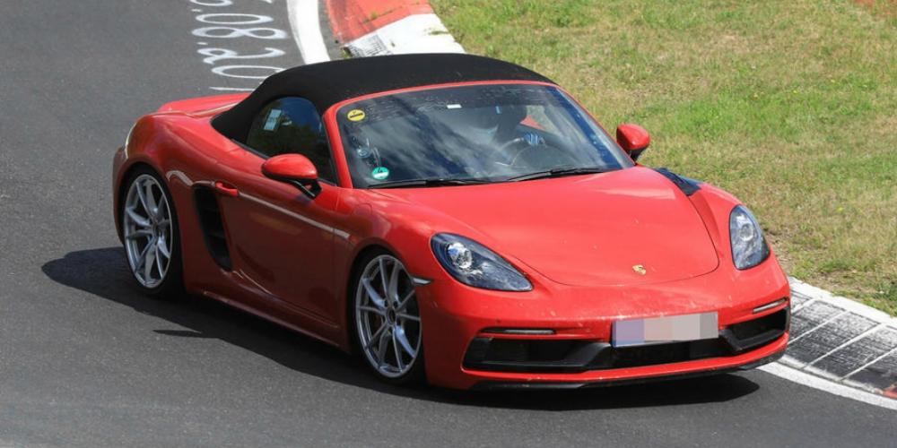 Быстрейший Porsche 718 Boxster сфотографировали без камуфляжа