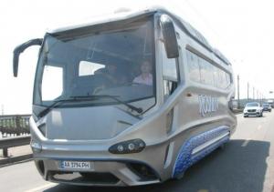 Новый украинский автобус с космическим дизайном
