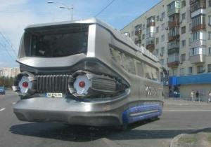 Новый украинский автобус с космическим дизайном