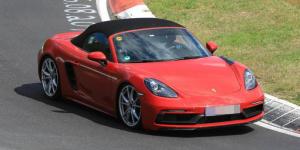 Быстрейший Porsche 718 Boxster сфотографировали без камуфляжа
