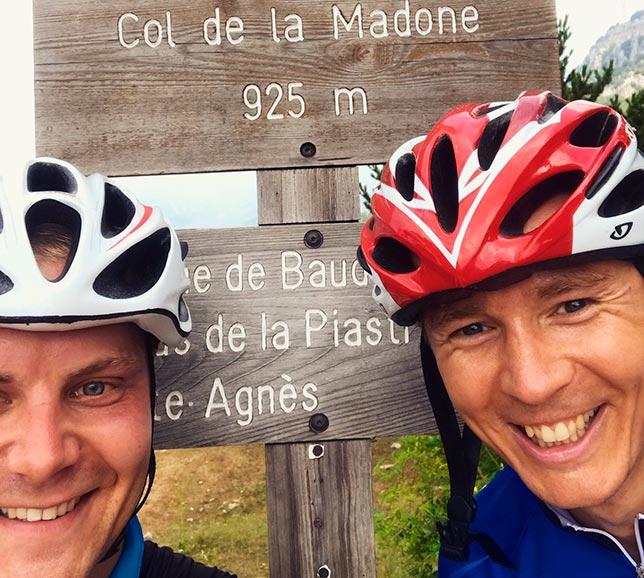 Боттас поднялся на Col de la Madone