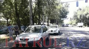 Женщина за рулем Subaru сбила пятерых пешеходов в Алматы