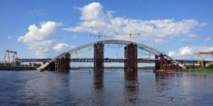 Подольский мост: полмиллиарда на съезд и укрепление временных опор