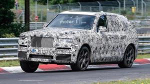Шпионские фото Rolls-Royce Cullinan 2018 года