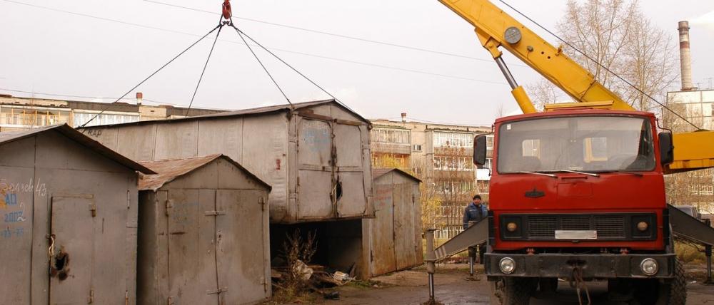 В Якутске за год вывезут около 1500 незаконно установленных гаражей