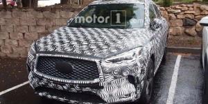 Фотошпионам впервые удалось заглянуть в салон серийного Infiniti QX50