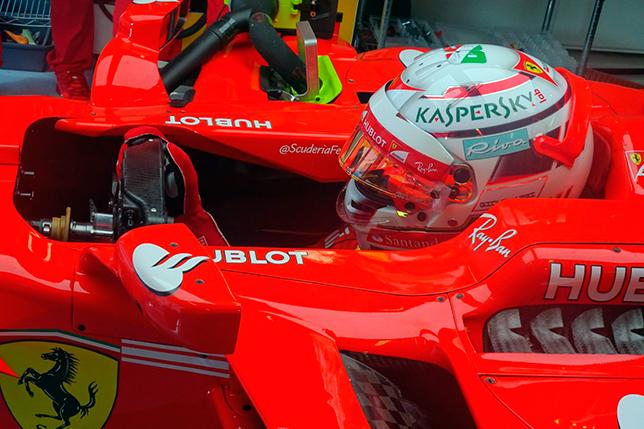 Ferrari работает на тестах Pirelli в Барселоне