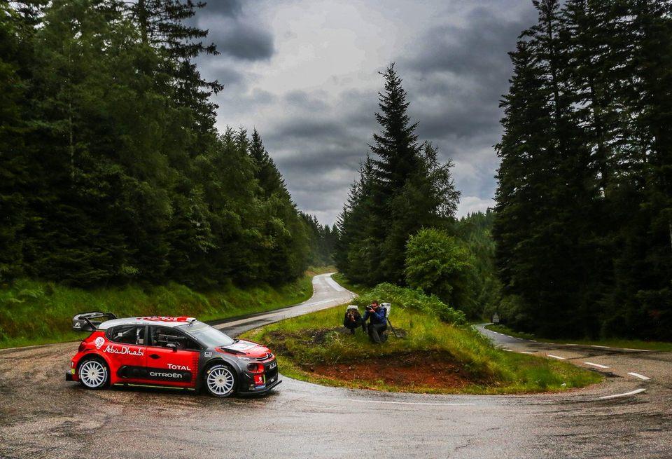 Себастьен Лёб на тестах Citroen C3 WRC