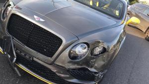 В Москве девушка на последнем месяце беременности на Bentley протаранила Kia