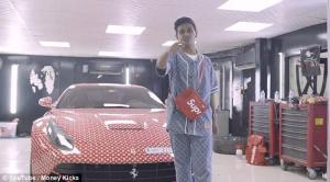 Сын дубайского миллиардера получил в подарок Ferrari за 260 тысяч долларов, но пока слишком мал, чтобы на нем ездить