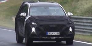 На Нюрбургринге замечен закамуфлированный Hyundai Santa Fe нового поколения