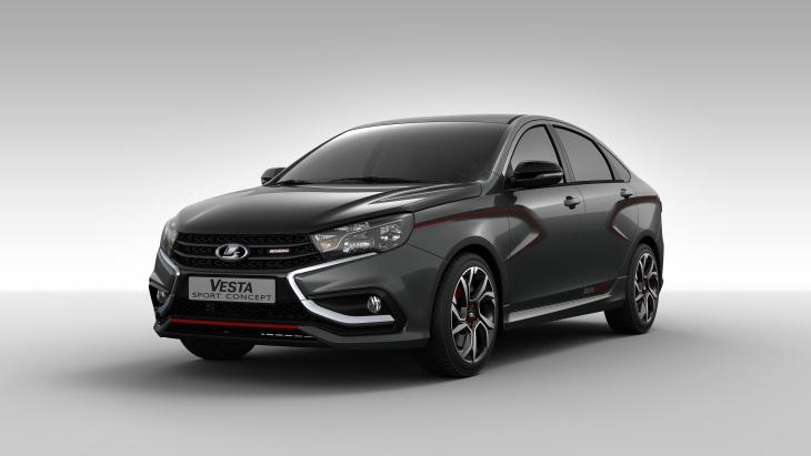 «Заряженная» LADA Vesta Sport дебютировала на новых фото